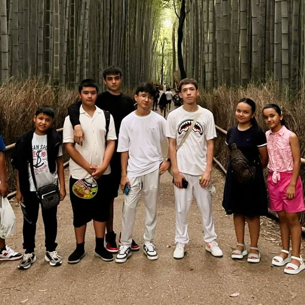 Kioto — Arashiyama bambuk oʻrmoni